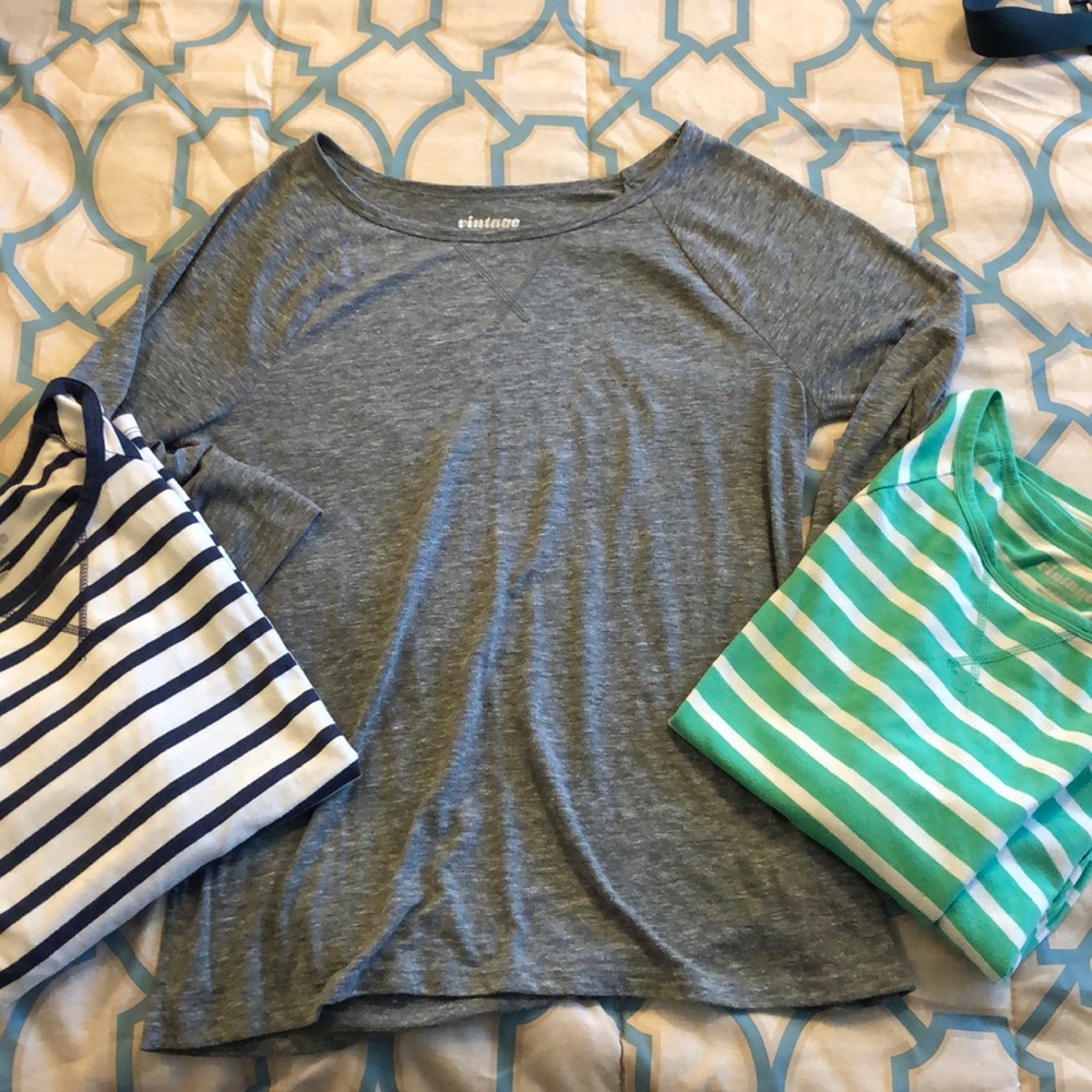 3/4 length soft tees